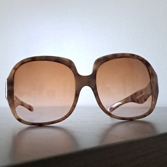 YVES SAINT LAURENT Vintage Sunglasses Large Tortoise Frames YSL Logo 80s - Picture 4 of 11